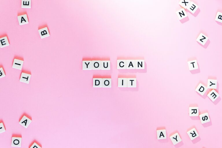 Scrabble Buchstaben You Can Do It, Fokus und Flow, Wanda Soul Studio