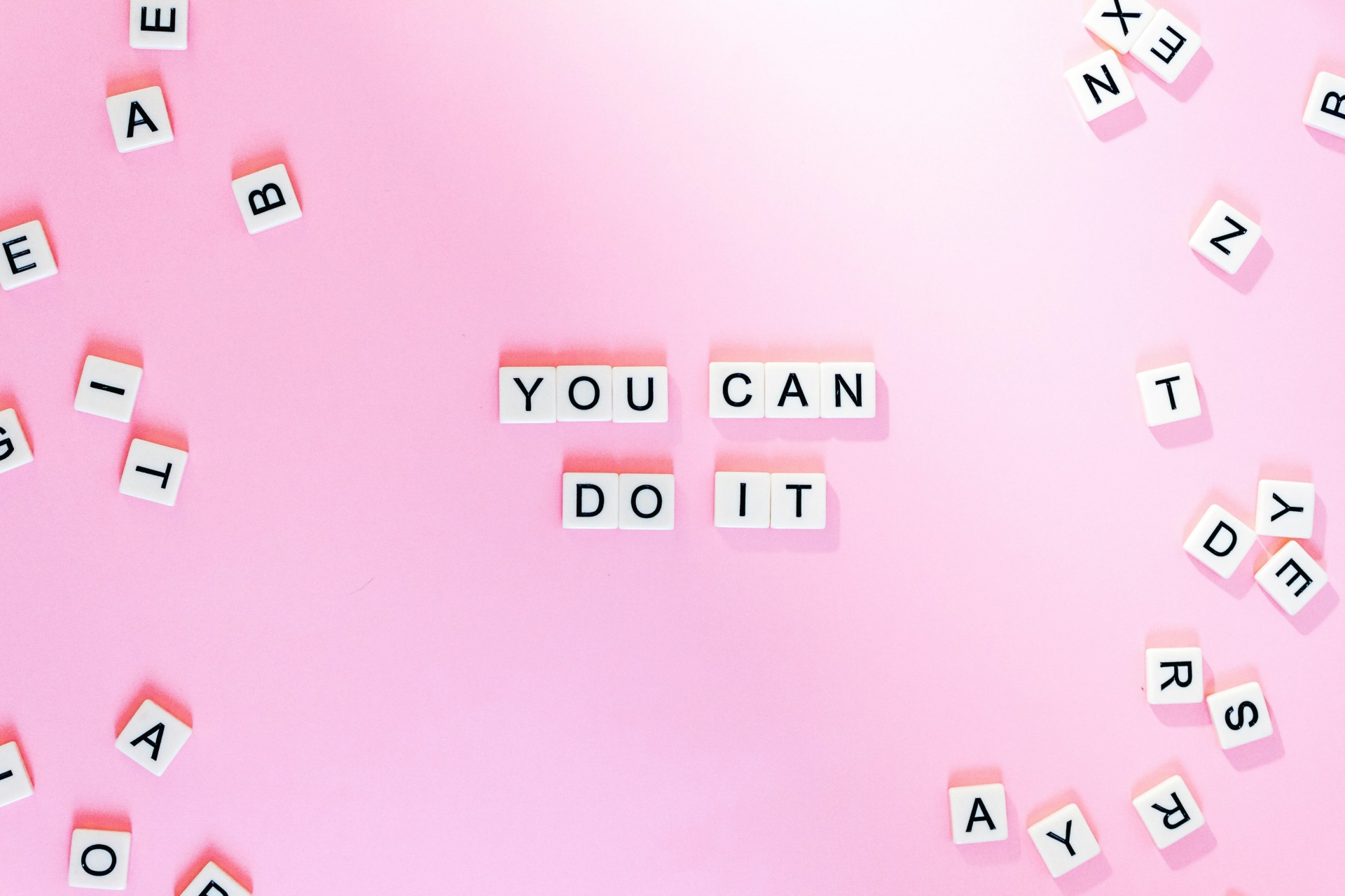 Scrabble Buchstaben You Can Do It, Fokus und Flow, Wanda Soul Studio