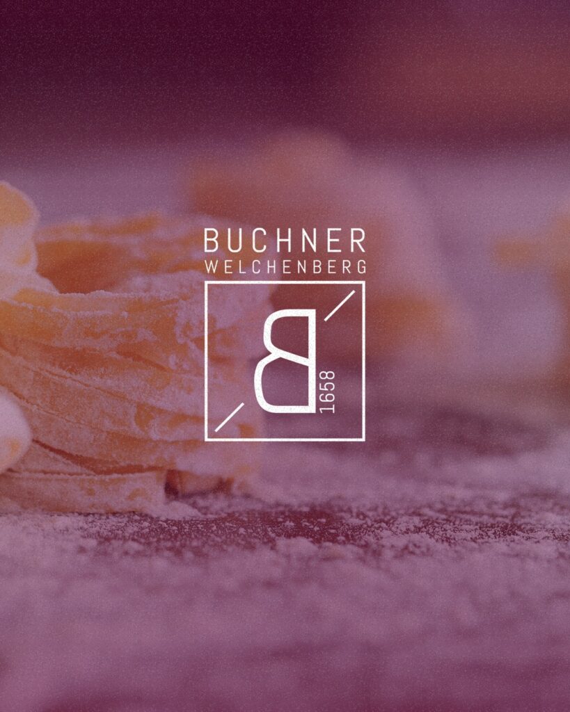 Markenbild von Buchner Welchenberg 1658 mit Logo – Branding von Wanda Soul Studio