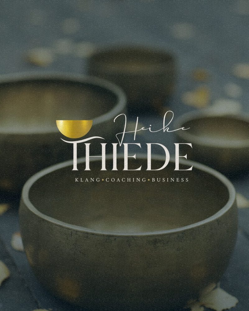 Markenbild von Heike Thiede Klangcoaching mit Logo – Branding von Wanda Soul Studio